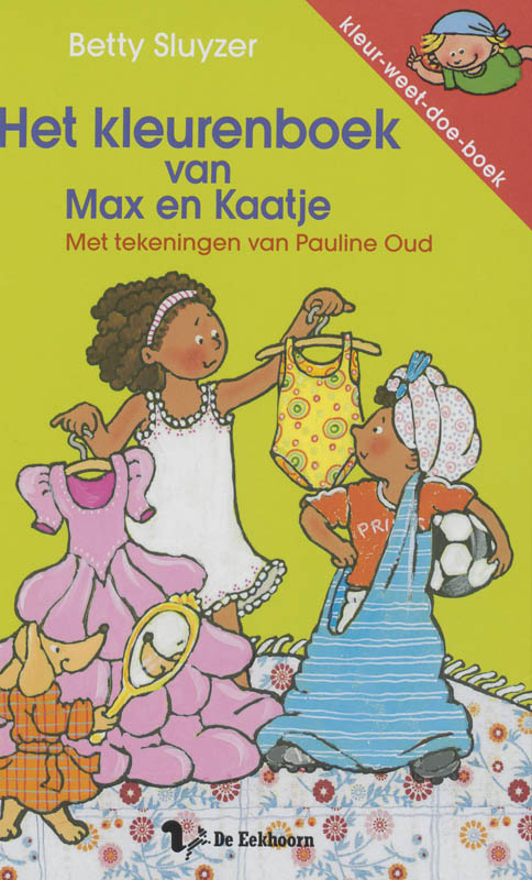 Omslag van Het kleurenboek van Max en Kaatje
