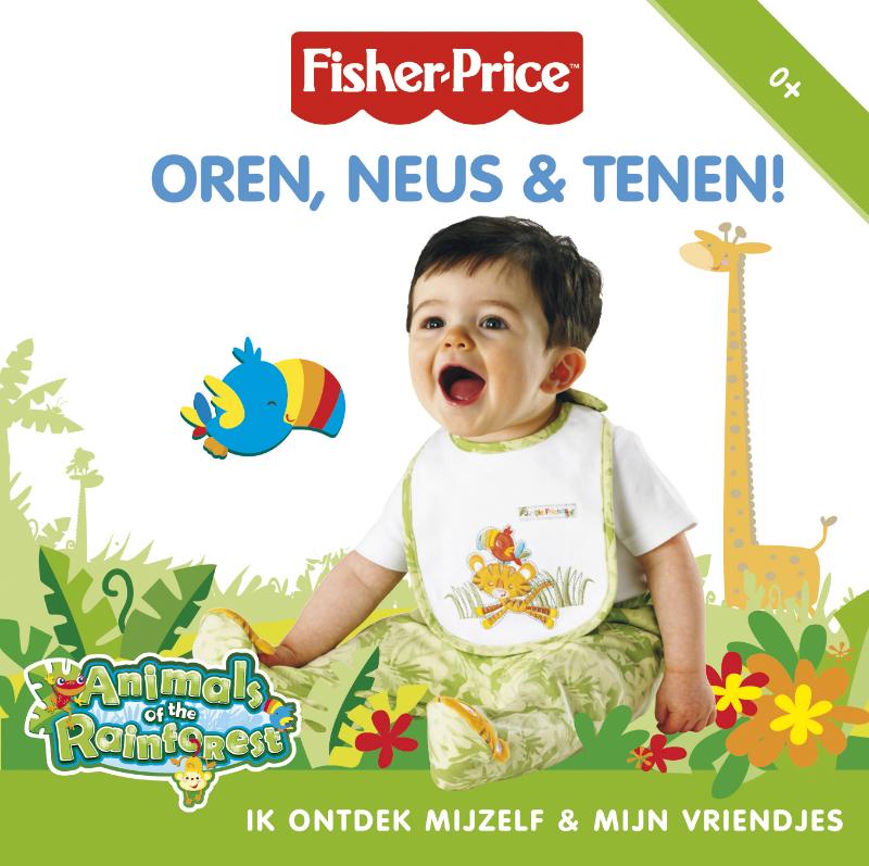 Omslag van Oren, neus & tenen! Karton boekje