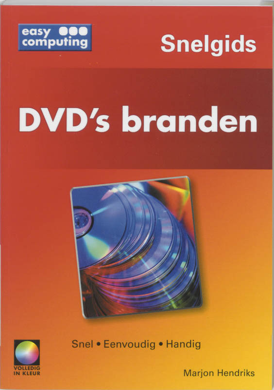 Omslag van Snelgids DVD's branden