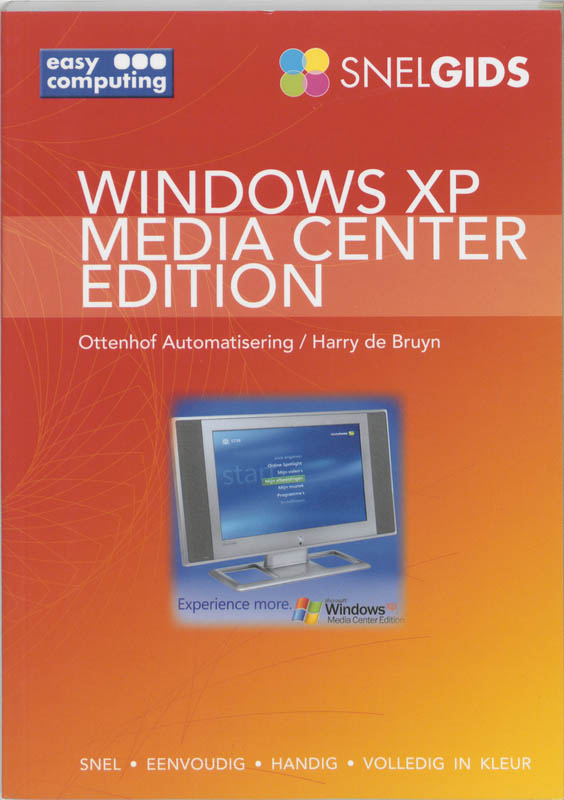 Omslag van Snelgids Windows XP Media Center