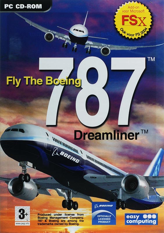 Omslag van Fly the Boeing 787