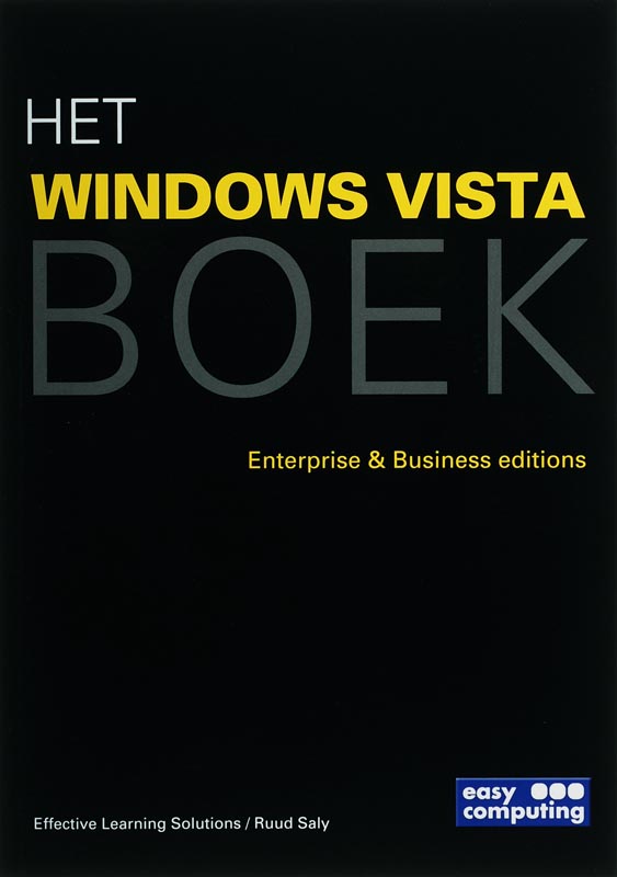 Omslag van Het Windows Vista boek