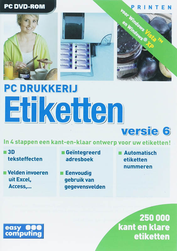 Omslag van PC Drukkerij Etiketten versie 6