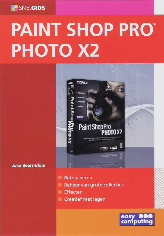 Omslag van Snelgids Paint Shop Pro Photo X2