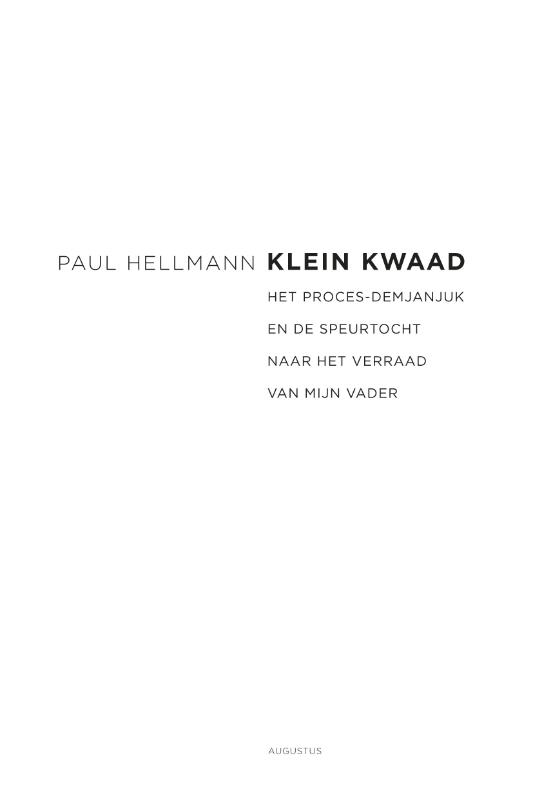 Omslag van Klein kwaad
