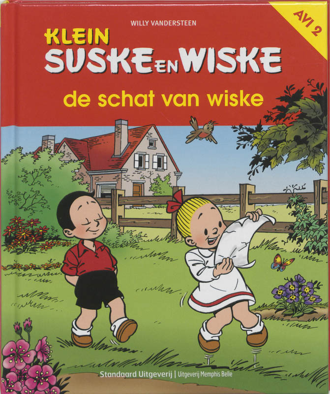 Omslag van De schat van Wiske AVI 2