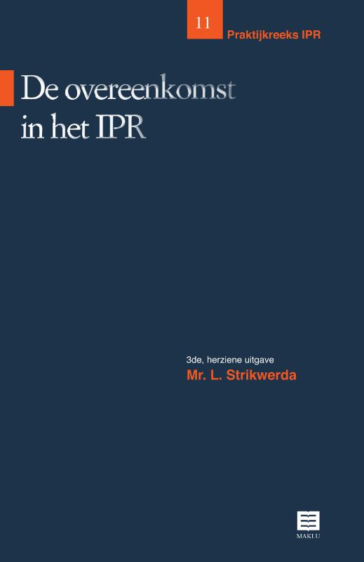 Omslag van De overeenkomst in het IPR