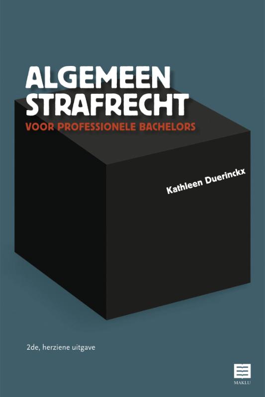 Omslag van Algemeen strafrecht voor professionele bachelors