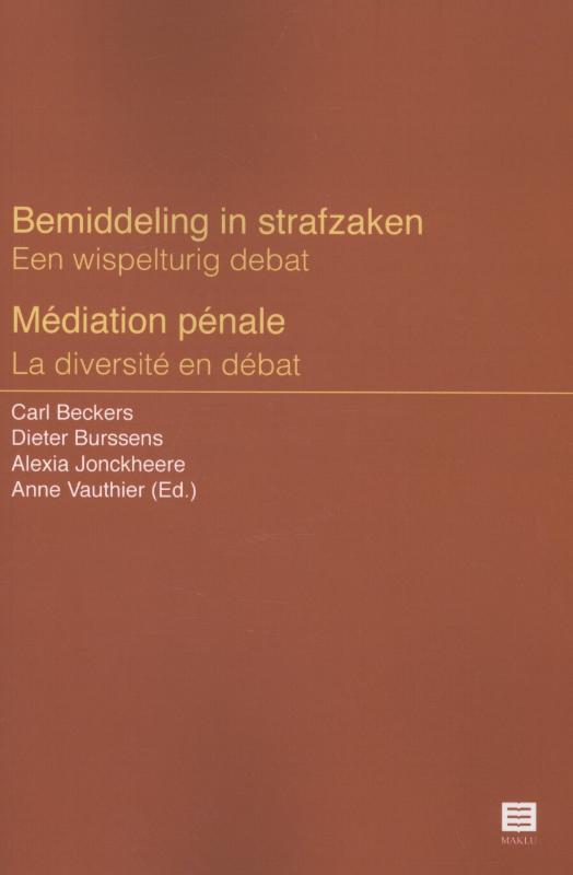Omslag van Bemiddeling in strafzaken; Mediation penale