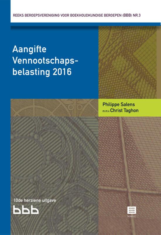 Omslag van Aangifte vennootschapsbelasting 2015 - 9de, herziene uitgave