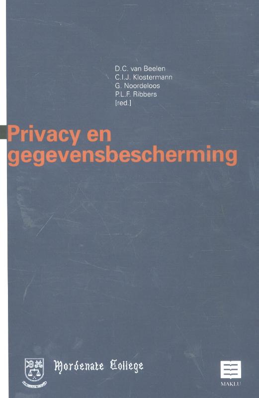 Omslag van Privacy en gegevensbescherming
