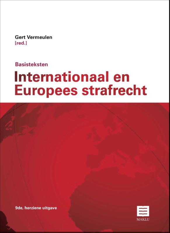 Omslag van Basisteksten Internationaal en Europees strafrecht