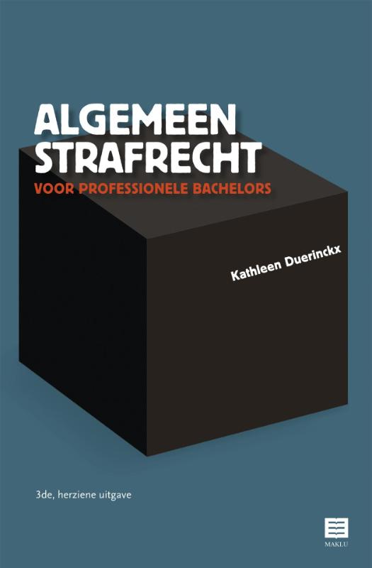 Omslag van Algemeen strafrecht voor professionele bachelors