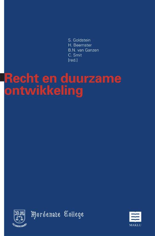Omslag van Recht en duurzame ontwikkeling
