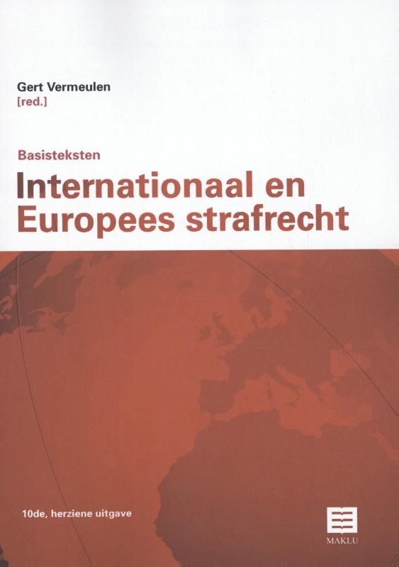 Omslag van Basisteksten Internationaal en Europees Strafrecht
