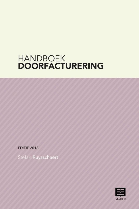 Omslag van Handboek doorfacturering