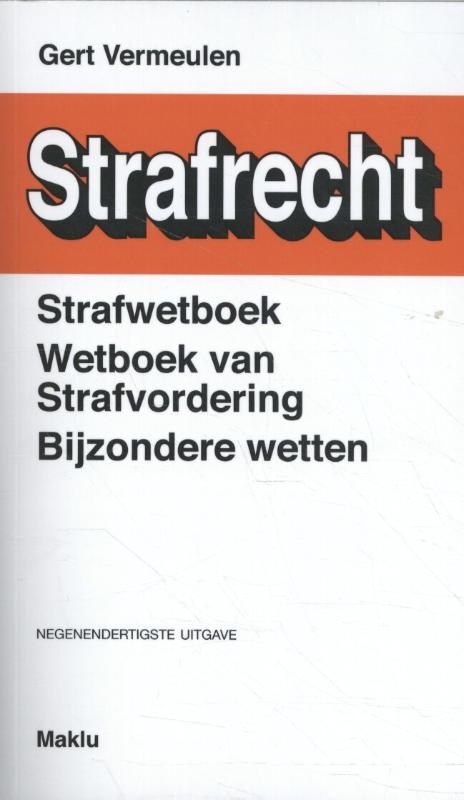 Omslag van Strafrecht