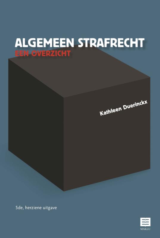 Omslag van Algemeen strafrecht - een overzicht