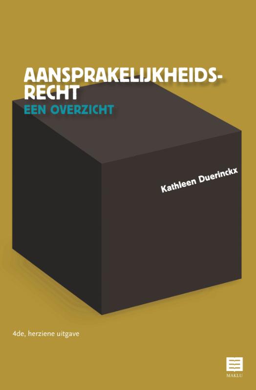 Omslag van Aansprakelijkheidsrecht – een overzicht