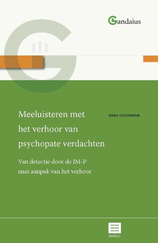 Omslag van Meeluisteren met het verhoor van psychopate verdachten