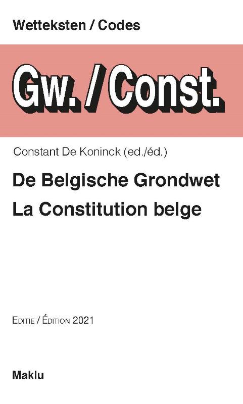 Omslag van De Belgische grondwet / La Constitution belge