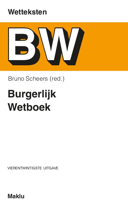 Omslag van Burgerlijk Wetboek