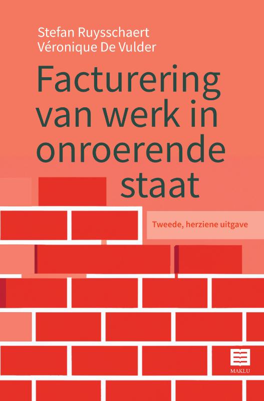 Omslag van Facturering van werk in onroerende staat