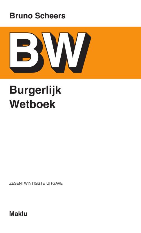 Omslag van Burgerlijk Wetboek