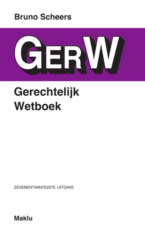 Omslag van Gerechtelijk Wetboek