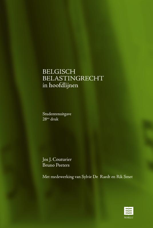 Omslag van Belgisch belastingrecht in hoofdlijnen