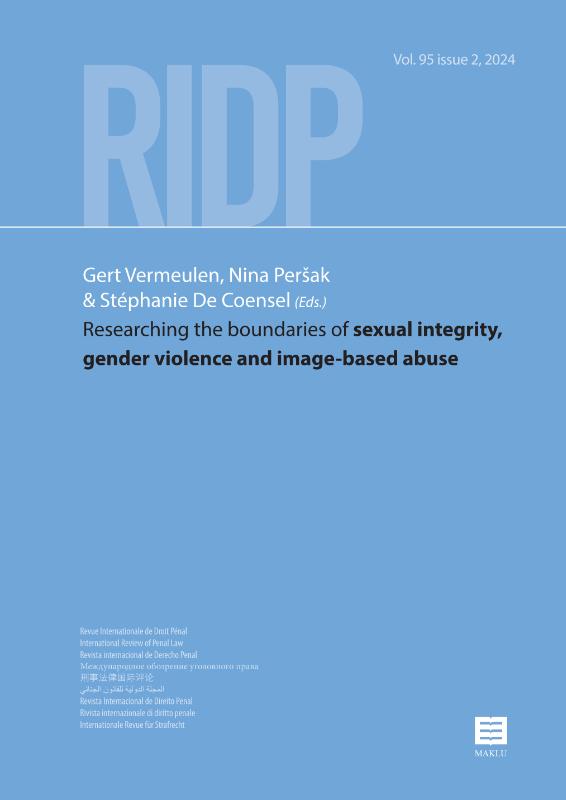 Omslag van Researching the boundaries of sexual integrity, gender violence and image-based abuse