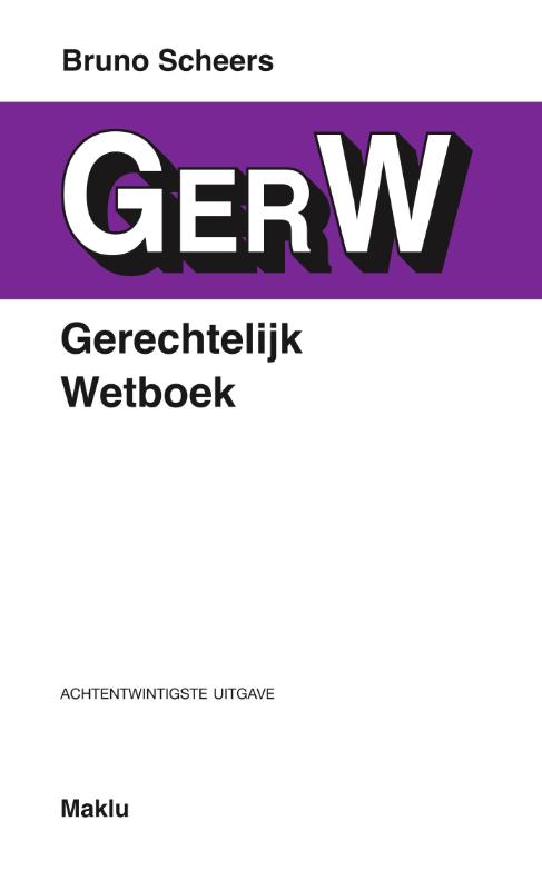 Omslag van Gerechtelijk wetboek