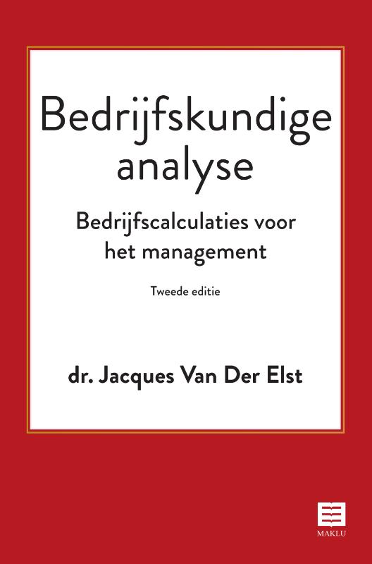 Omslag van Bedrijfskundige analyse