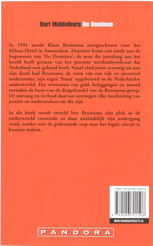 Omslag van De dominee