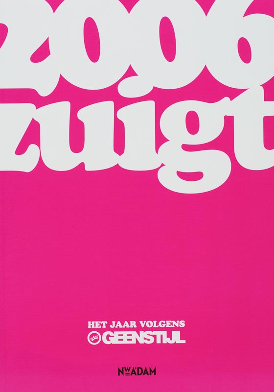 Omslag van 2006 ZUIGT