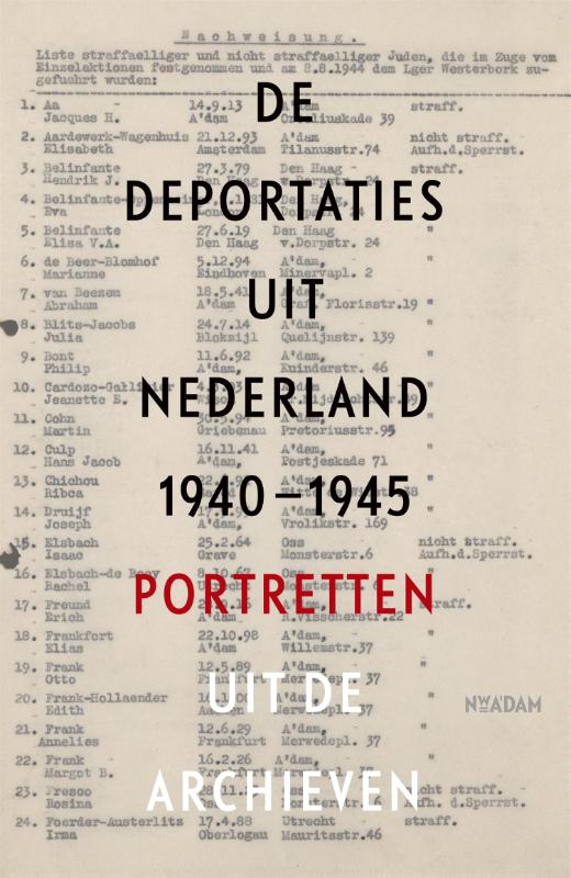 Omslag van De deportaties uit Nederland 1940-1945