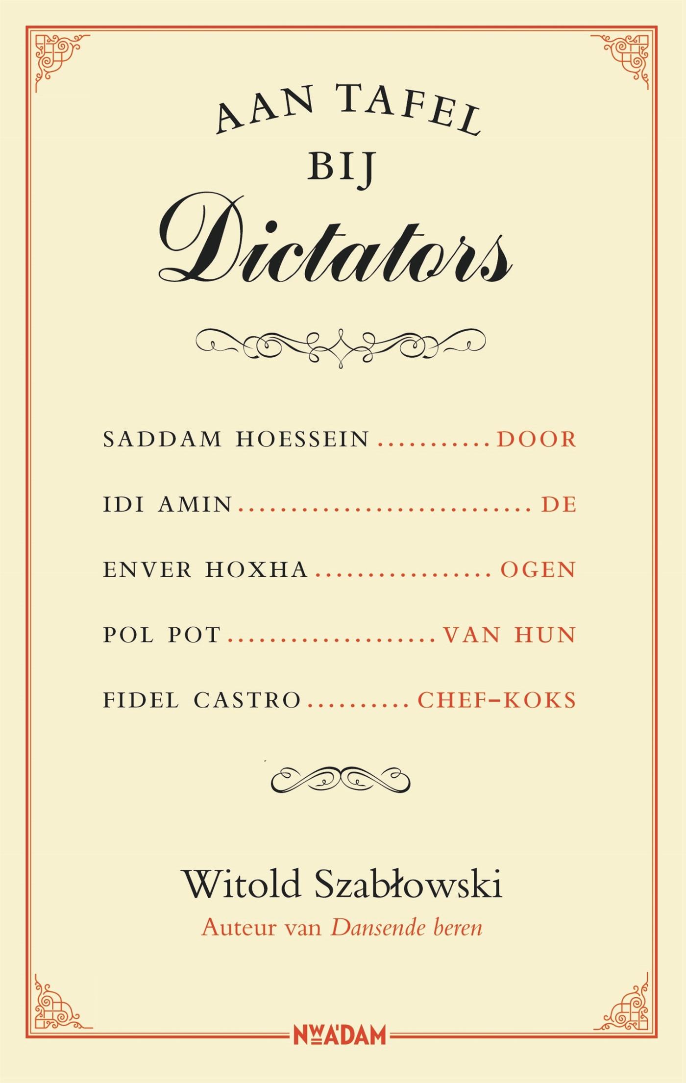 Omslag van Aan tafel bij dictators