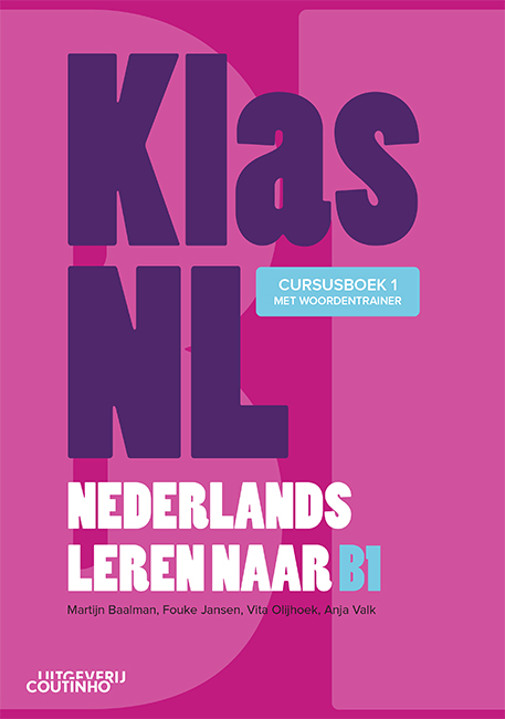 Omslag van KlasNL - Nederlands leren naar B1 - cursusboek 1