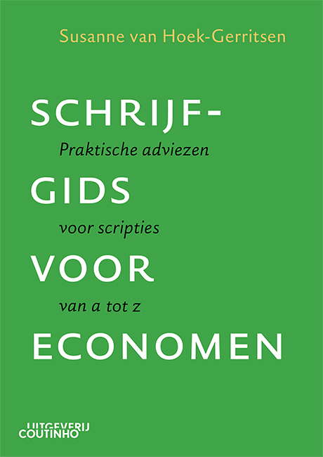 Omslag van Schrijfgids voor economen