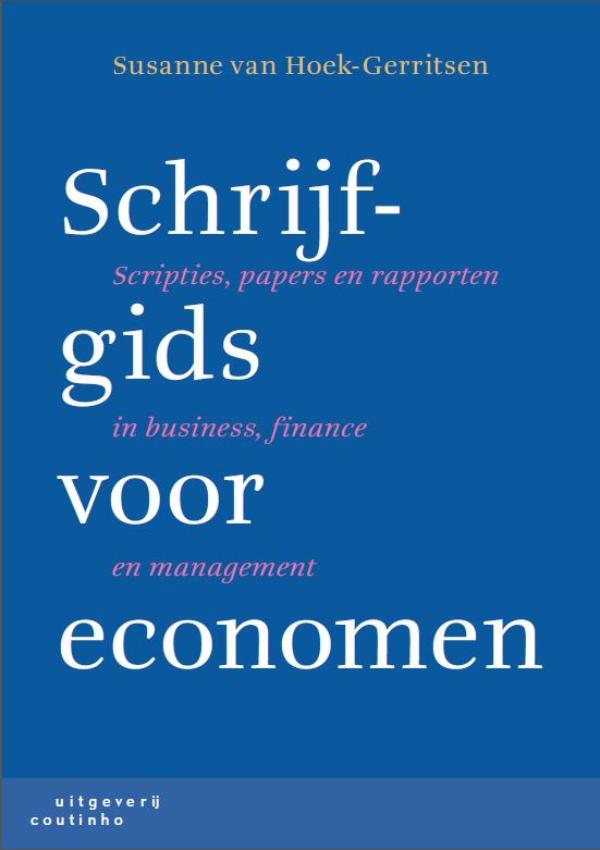Omslag van Schrijfgids voor economen