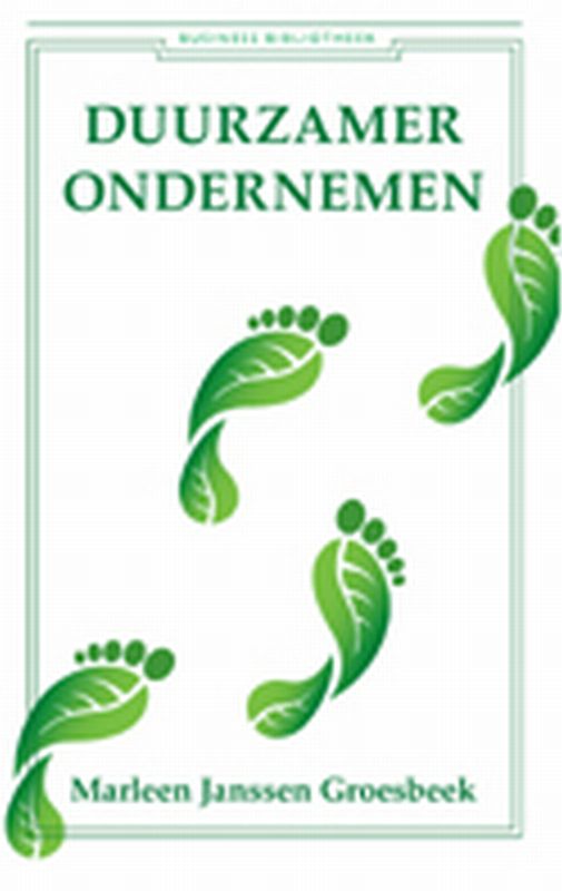 Omslag van Duurzamer ondernemen