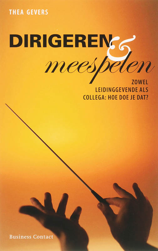 Omslag van Dirigeren en meespelen