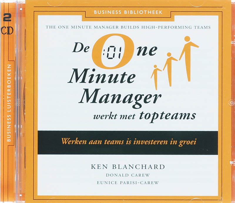 Omslag van One minute manager werkt met topteams 2 CD"S