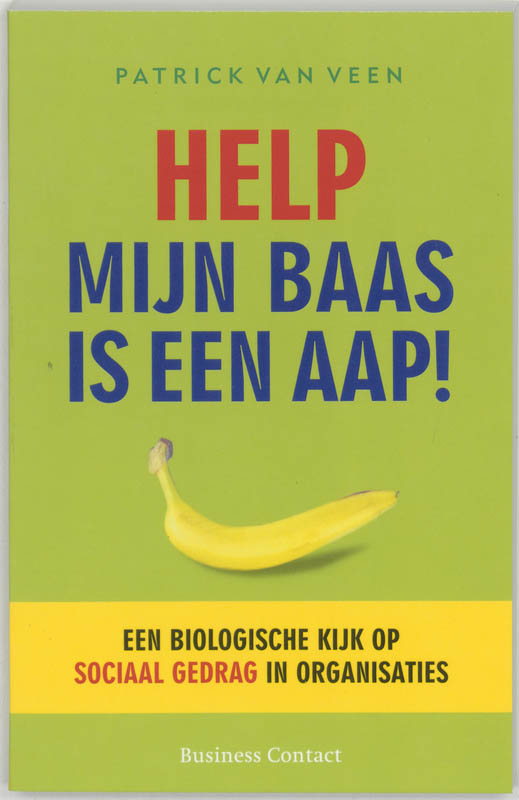 Omslag van Help, mijn baas is een aap!