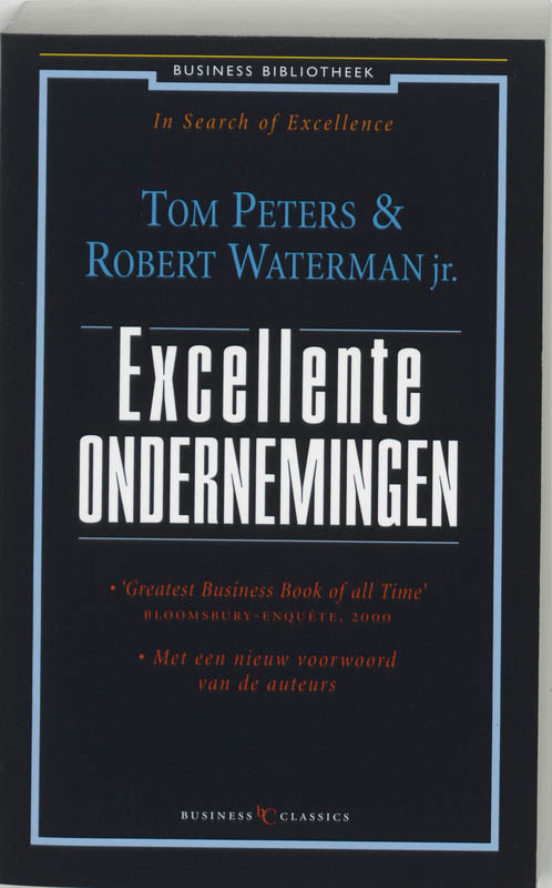 Omslag van Excellente ondernemingen