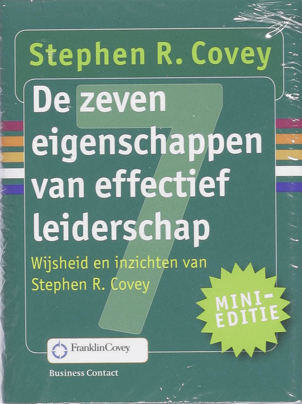 Omslag van Zeven eigenschappen van effectief leiderschap miniboekje set 5 ex