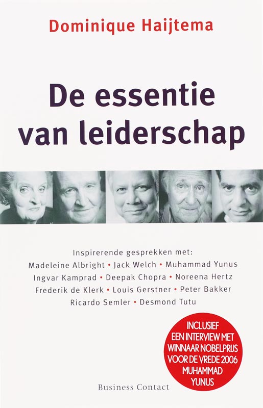 Omslag van De essentie van leiderschap