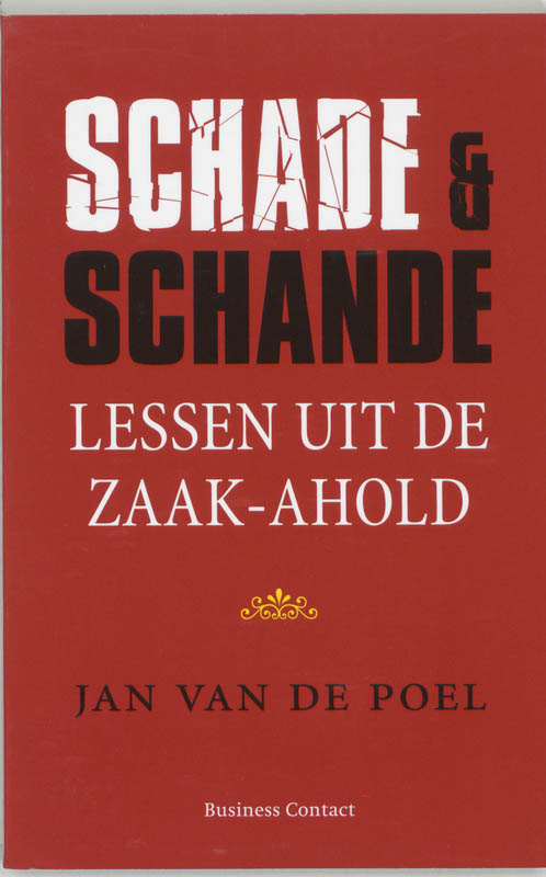 Omslag van Schade en schande