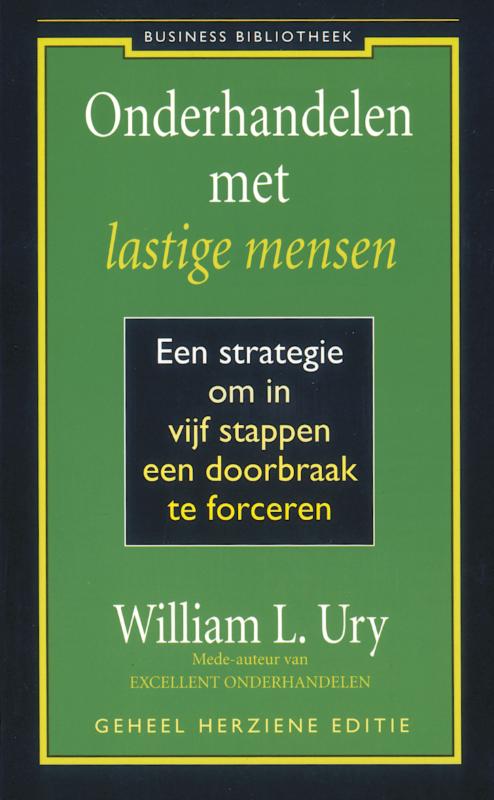 Omslag van Onderhandelen met lastige mensen