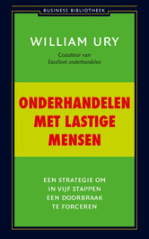 Omslag van Onderhandelen met lastige mensen